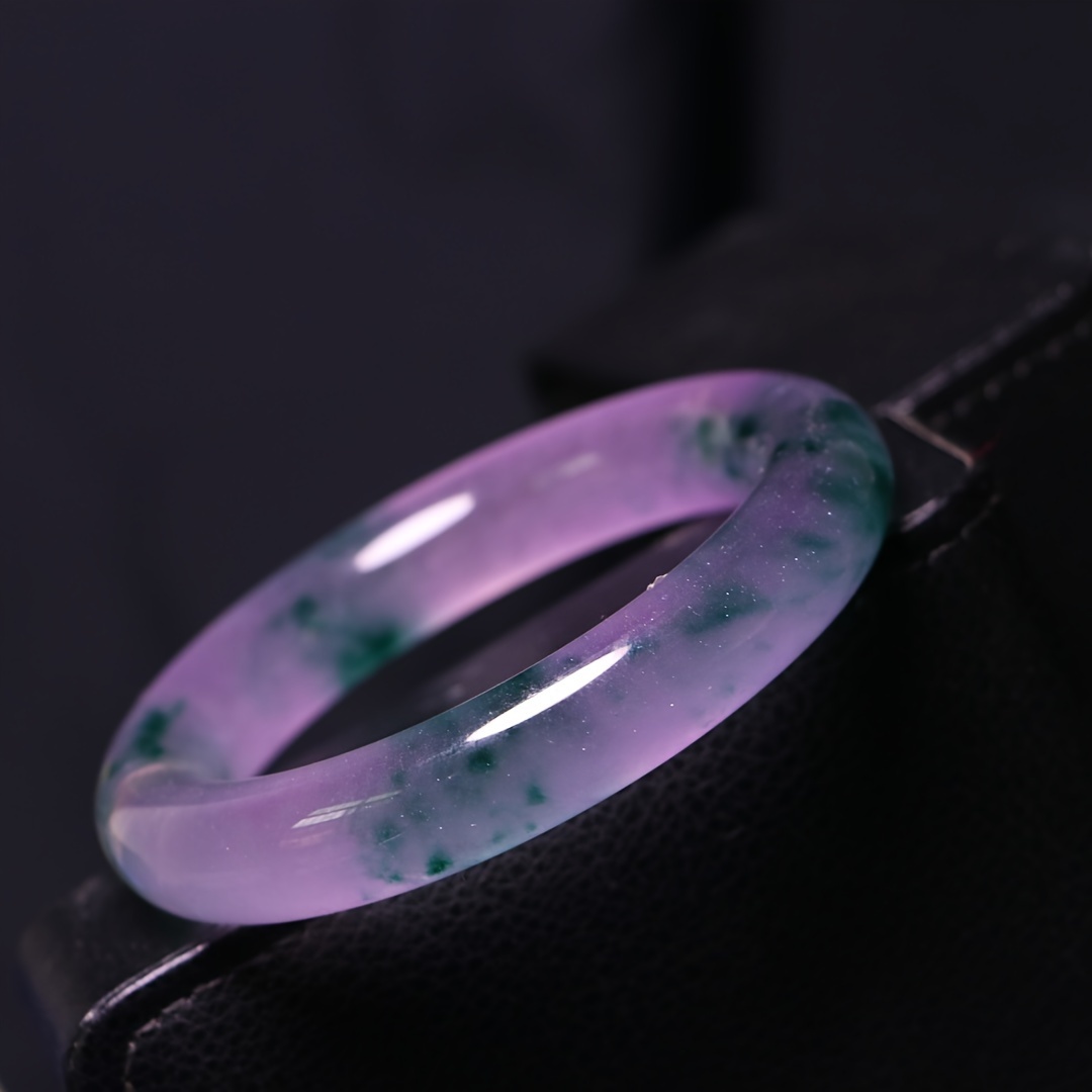 Icy Purple Floating Flower Bracelet, Quartzite Design